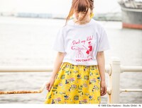 GBLより発売されるTシャツの着用イメージ。