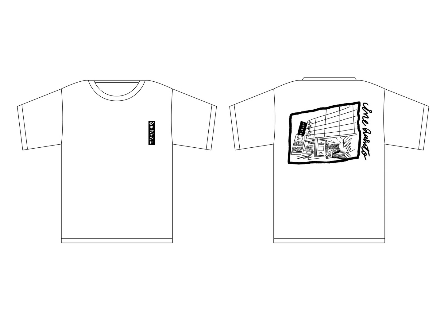 オリジナルTシャツのイメージ。