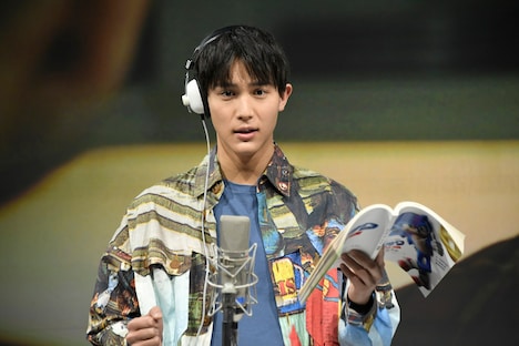 2020年2月に行われた「ソニック・ザ・ムービー」公開アフレコイベントでの中川大志。