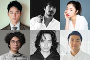 左上から時計回りに妻夫木聡、眞島秀和、MEGUMI、石川直樹、池松壮亮、片桐仁。