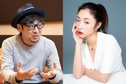 左から市井昌秀、MEGUMI。