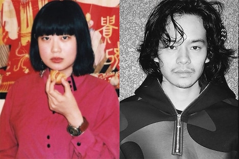 左から山中瑶子、池松壮亮。