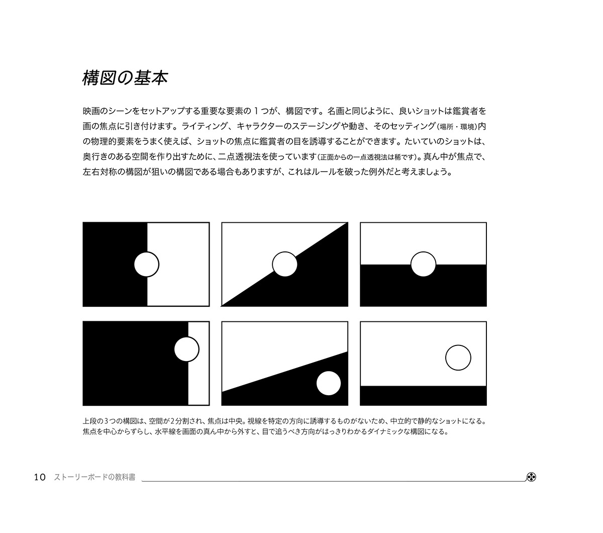 「ストーリーボードの教科書 伝える映像の設計図」中面