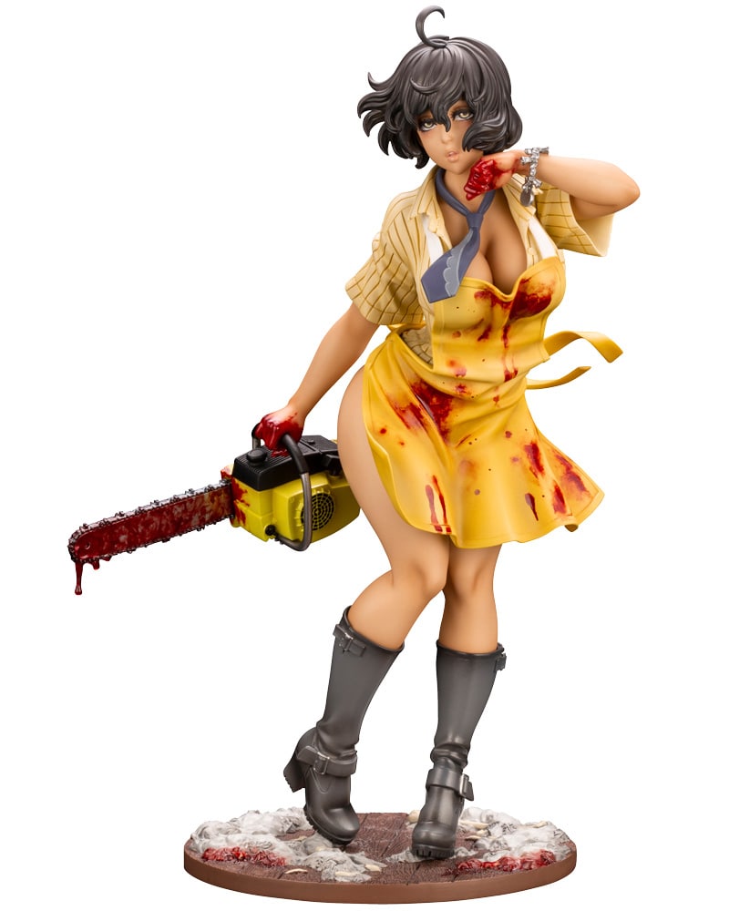 HORROR美少女　レザーフェイスＶｅｒ２ Amazon | 壽屋悪魔のいけにえ HORROR美少女 レザーフェイス 1/7
