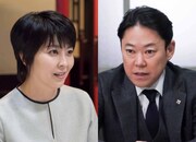 左から松たか子演じる蔦谷円、阿部サダヲ演じる駒月直。