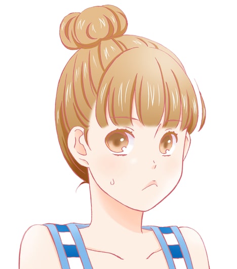 湊の原作イラスト。