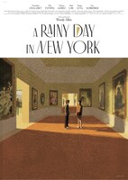 「レイニーデイ・イン・ニューヨーク」日本オリジナルイラストポスター「メトロポリタン美術館バージョン」
