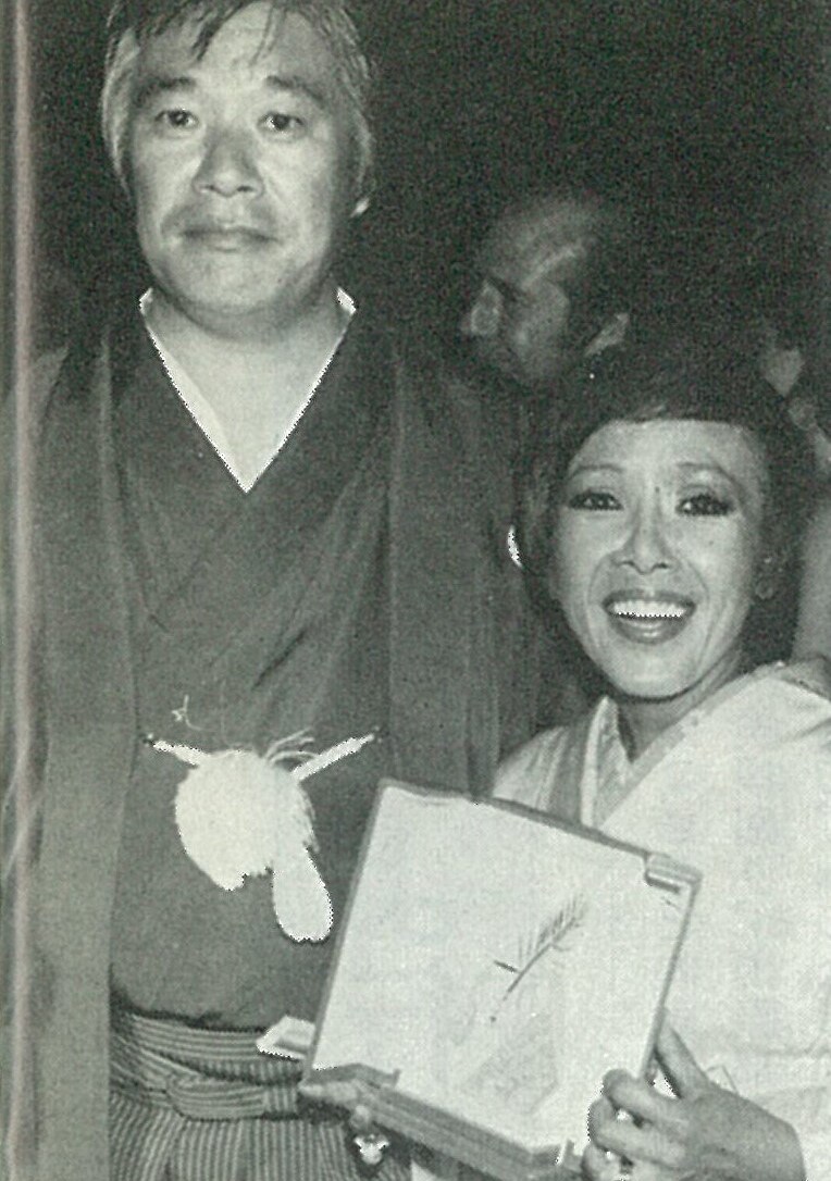 楢山節考」スナップ写真 監督、今村昌平 主演 緒形拳、坂本スミ子 各々