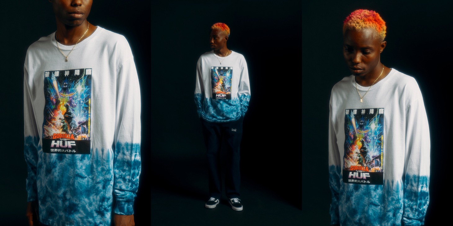SPACE GODZILLA TIEDYE L/S TEE（税込7700円）
