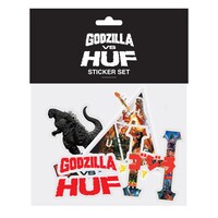 GODZILLA VS HUF STICKER PACK（1980円）