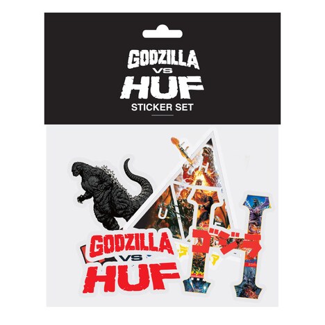 GODZILLA VS HUF STICKER PACK（1980円）