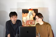 「HERO～2020～」上映後リモートアフタートークショーの様子。左から西条みつとし、廣瀬智紀。
