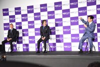 「『映画館に行こう！』キャンペーン2020」記者会見の様子。