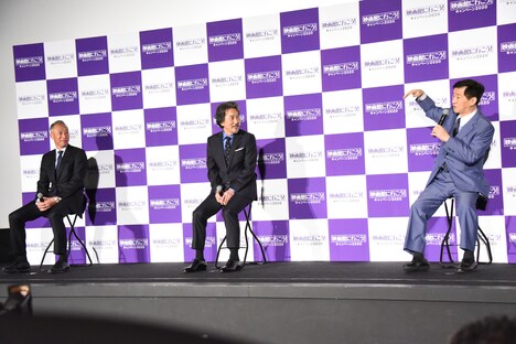 「『映画館に行こう!』キャンペーン2020」記者会見の様子。