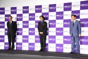 「『映画館に行こう!』キャンペーン2020」記者会見の様子。