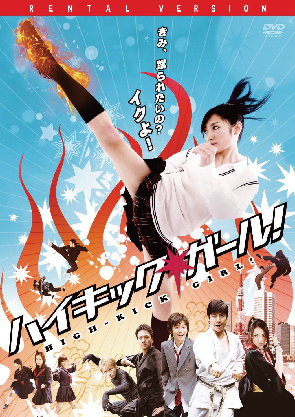 「ハイキック・ガール！」DVDジャケット