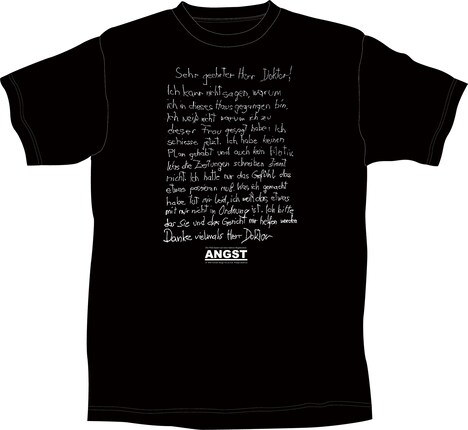 不安Tシャツ デザインB（税込3000円）