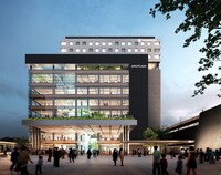 アミュプラザくまもとの外観イメージ。