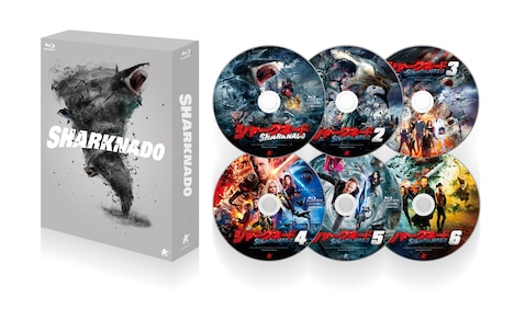 「シャークネード 完全震撼ブルブルBlu-ray BOX」の展開図。