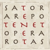 「SATOR式」の図解。