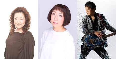 左から坂本千夏、山口眞弓、宮崎歩。