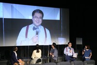 スクリーンに映し出された“五軽部”。