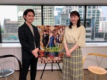 左から古沢良太、長澤まさみ。