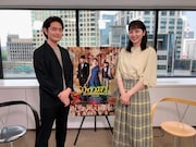 左から古沢良太、長澤まさみ。