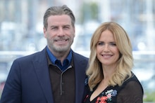 2018年5月、第71回カンヌ国際映画祭にそろって出席したケリー・プレストン（右）とジョン・トラボルタ（左）。（写真提供：Abaca Press / Boyer-Hahn-Marechal / Abaca / Sipa U / Newscom / ゼータ イメージ）