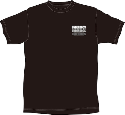 「UNDERDOCS」オフィシャルTシャツ（前面）