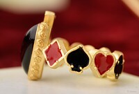 ハートの女王 / トランプ リング（11、13号・税込1万4300円）