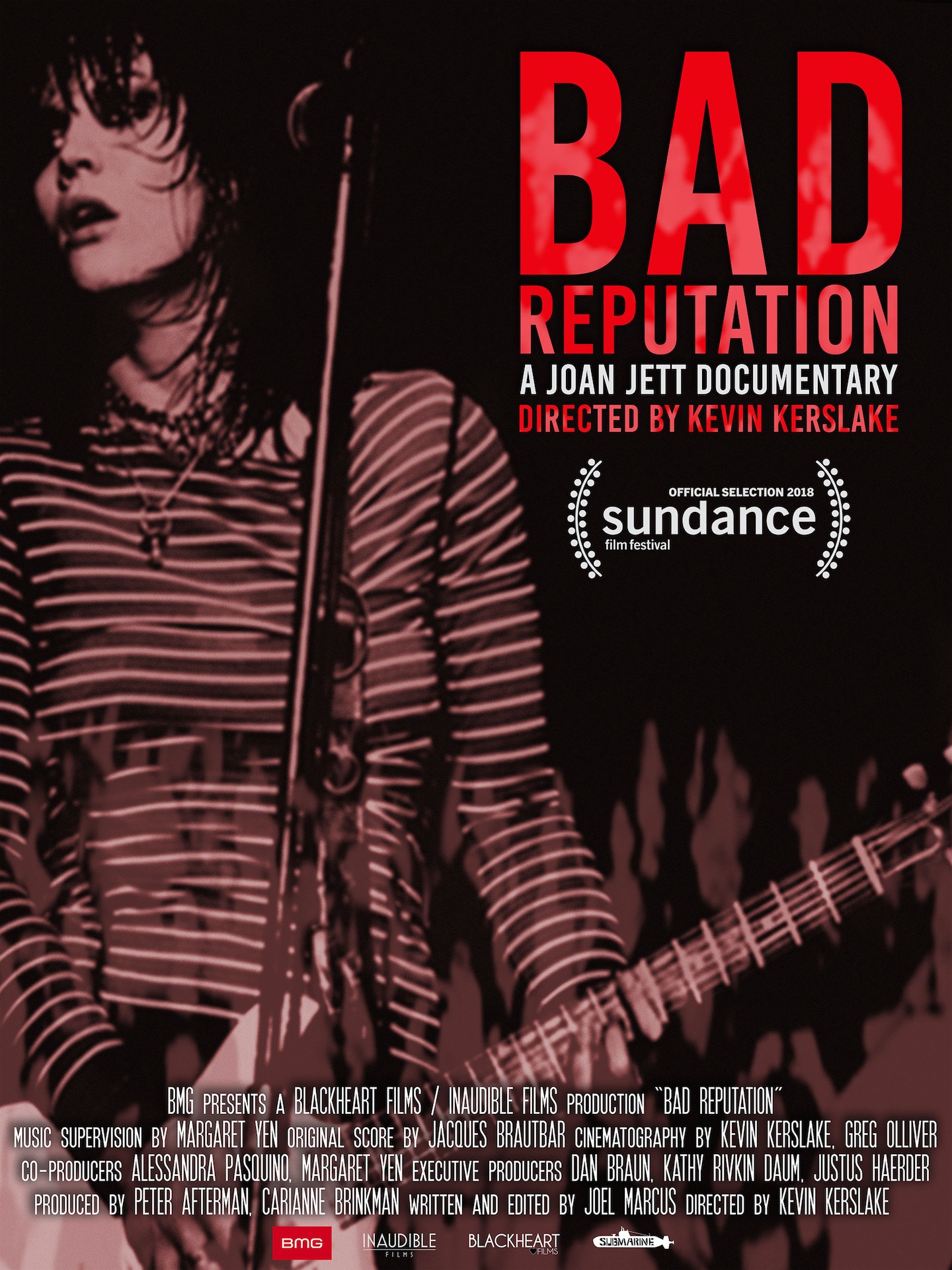 「ジョーン・ジェット／バッド・レピュテーション」キーアート (c) 2018 Bad Reputation LLC