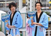 「ぐらんぶる」プレミアム夏祭りイベントの様子。左から犬飼貴丈、竜星涼。