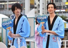 「ぐらんぶる」プレミアム夏祭りイベントの様子。左から犬飼貴丈、竜星涼。