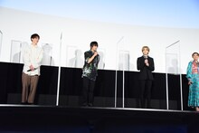 左から伊藤あさひ、神尾楓珠、吉野北人、山口乃々華。