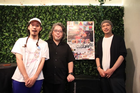 左から長久允、樋口尚文、森直人。