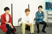 左から坂東龍汰、永瀬廉、伊藤健太郎。