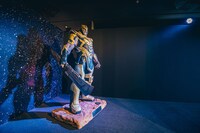 会場イメージ。「アベンジャーズ／インフィニティ・ウォー」サノスと6つのインフィニティ・ストーンが紹介される。