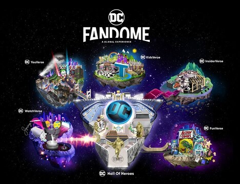 「DCファンドーム」バーチャルマップ