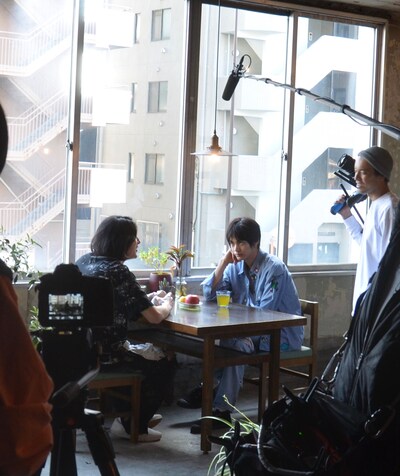 「10年、渋谷をさ迷って/A decade of roaming」メイキング写真