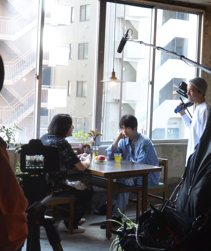 「10年、渋谷をさ迷って/A decade of roaming」メイキング写真