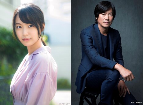 左から駒井蓮、豊川悦司。