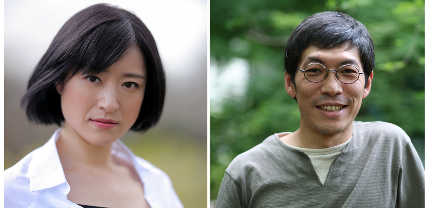 左からしゅはまはるみ、藤田健彦。