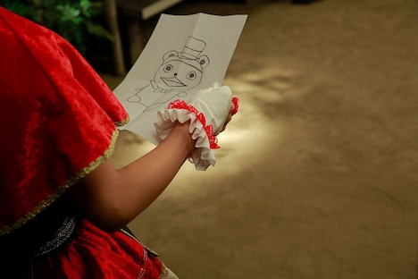 「劇場版 ひみつ×戦士 ファントミラージュ！ ～映画になってちょーだいします～」より、セイラが描いた“グマヂィ”の絵。