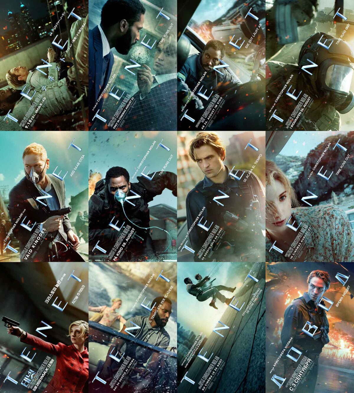 Tenet 主要キャラクターの詳細明らかに 全12種のビジュアル解禁 映画ナタリー