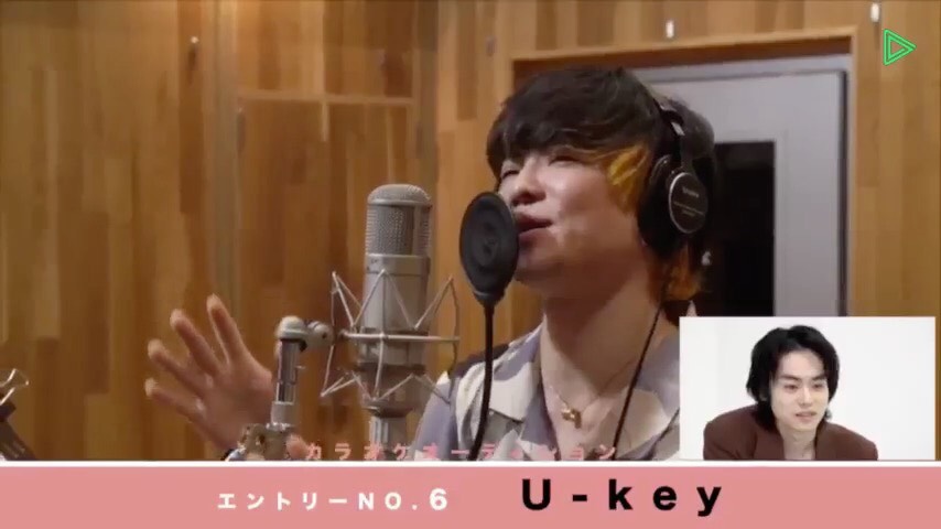 「映画『糸』×LINE LIVE 『糸』カラオケオーディションファイナリスト審査」の様子より、グランプリを獲得したU-key。