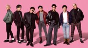 GENERATIONS from EXILE TRIBE。左から小森隼、白濱亜嵐、数原龍友、中務裕太、片寄涼太、佐野玲於、関口メンディー。