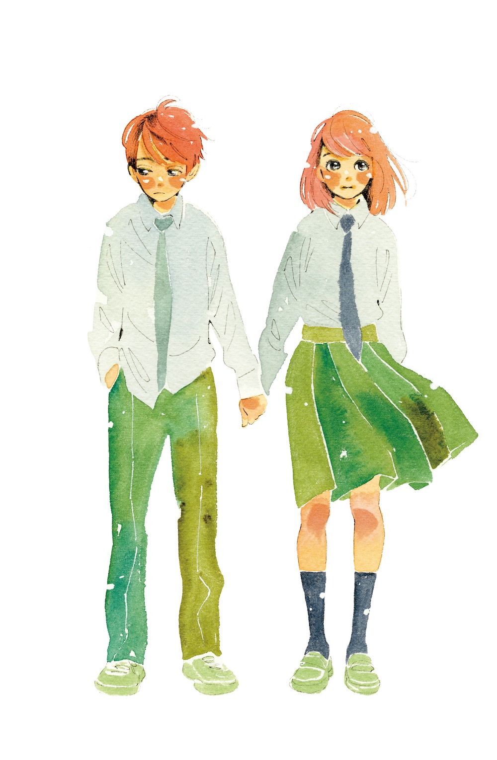 「どうにかなる日々」志村貴子による描き下ろしキービジュアル。