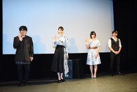 「マロナの幻想的な物語り」完成披露試写会の様子。