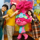 上白石萌音とミキが総重量60kgのレゴポピーに対面、「トロールズ」アフレコを回想